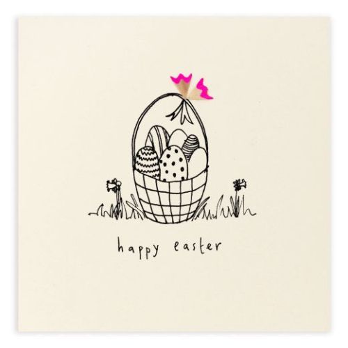 Easter Egg Basket Easter Card