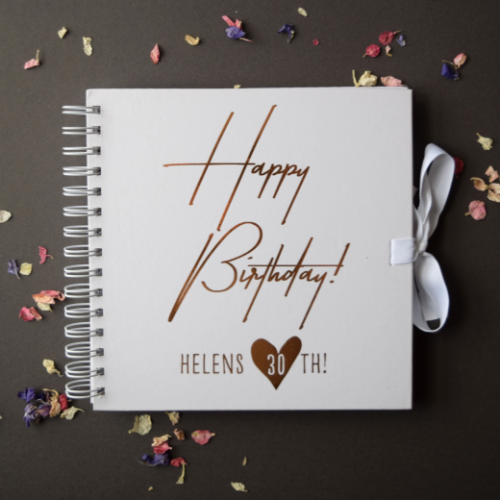 Personalised Birthday Guest Book