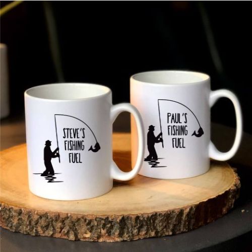 Personalised Fishing Fuel Mug