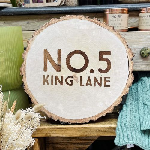 Personalised Extra Large Home Address Wooden Sign