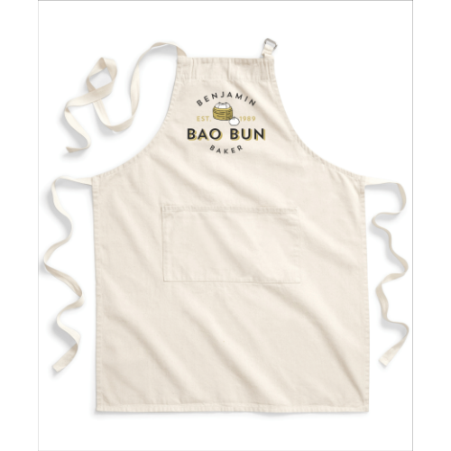 Personalised Bao Bun Apron