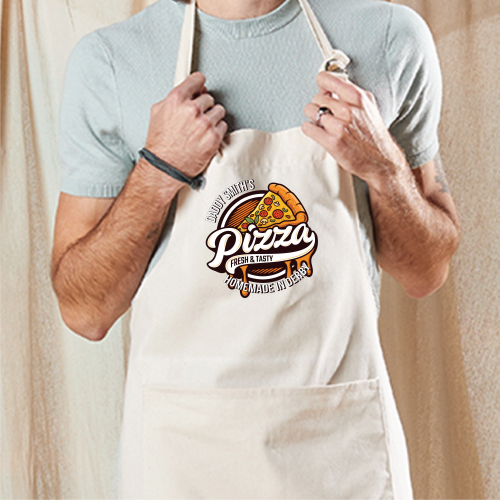 Personalised Fresh And Tasty Pizza Apron