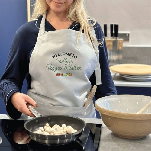 Personalised Veggie Kitchen Apron