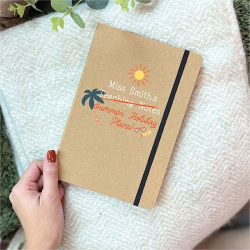 Personalised Teaching Notes Summer Holiday Plans Notebook