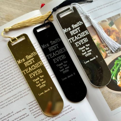 Personalised Best Teacher Ever Bookmark