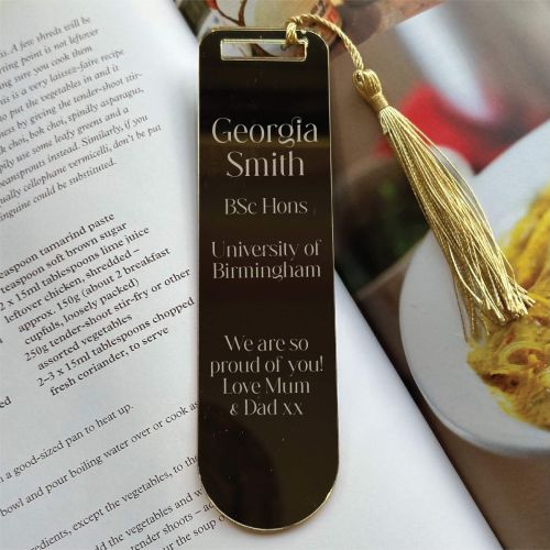 Personalised Graduation Bookmark