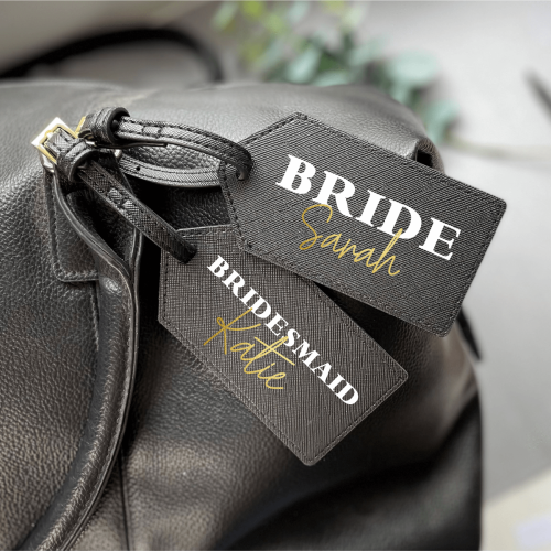 Personalised Bridal Party Luggage Tags