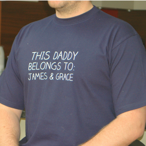 Personalised This Daddy Belongs to... T-shirt