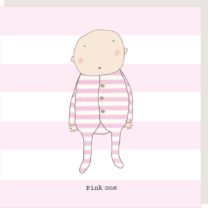 Pink One Baby Girl Card