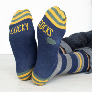 Men's Striped Lucky Socks