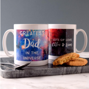 Personalised Astronomy Best Dad Mug