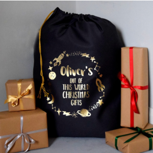 Personalised Out of this World Christmas Sack