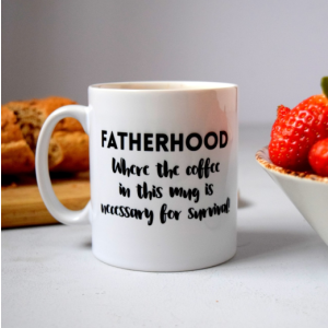 Personalised Fatherhood Mug
