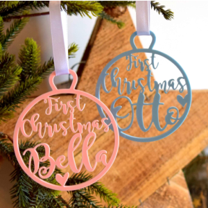 Baby`s First Christmas Tree Decoration