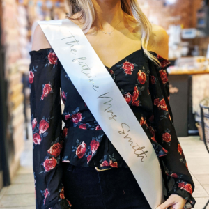 Personalised Future Mrs Hen Party Sash