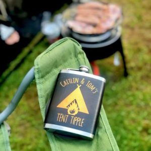 Personalised Camping Hip Flask