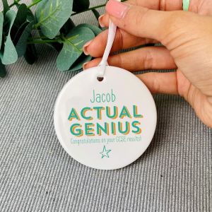 Personalised Actual Genius Exam Results Decoration