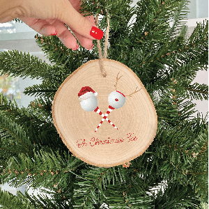 Oh Christmas Tee Golf Tee Christmas Decoration