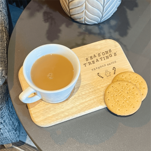 Personalised Seasons Treatings Tea & Biscuit Board