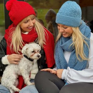 Personalised Cable Knit Winter Beanie Hat