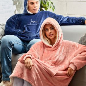 Personalised Name Wearable Blanket Hoodie