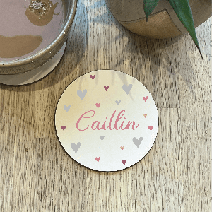 Scattered Heart Coaster