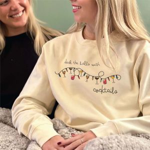 Deck The Halls With Cocktails Christmas Jumper
