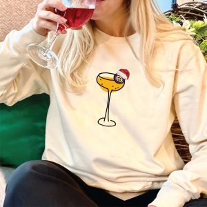 Santa Hat Pornstar Martini Christmas Jumper
