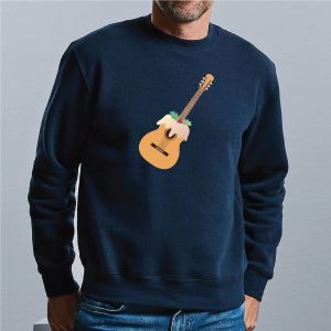 Personalised Christmas Pudding Guitar Jumper