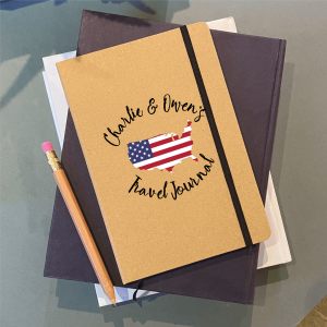 Personalised Country Flag Travel Journal