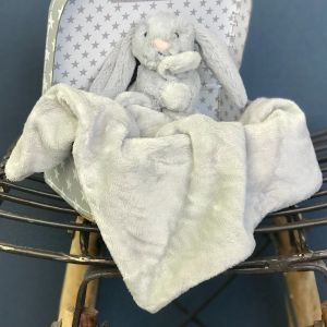 Jellycat Bashful Bunny Silver Soother