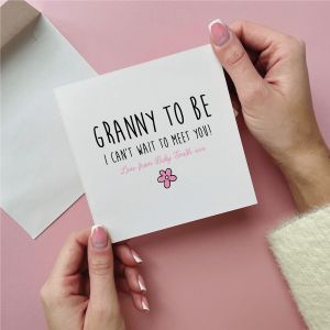 I Cant Wait To Meet You Granny To Be Card