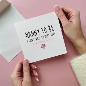I Cant Wait To Meet You Nanny To Be Card