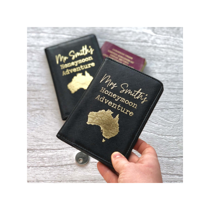 Wedding Gift Honeymoon Passports Passport Holder Couples Passport Holder Bags & Purses Luggage & Travel Passport Covers Personalised Couples Cream Passport Holders 
