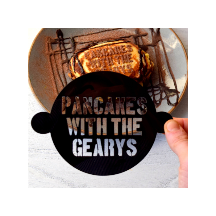 Personalised Pancake Stencil
